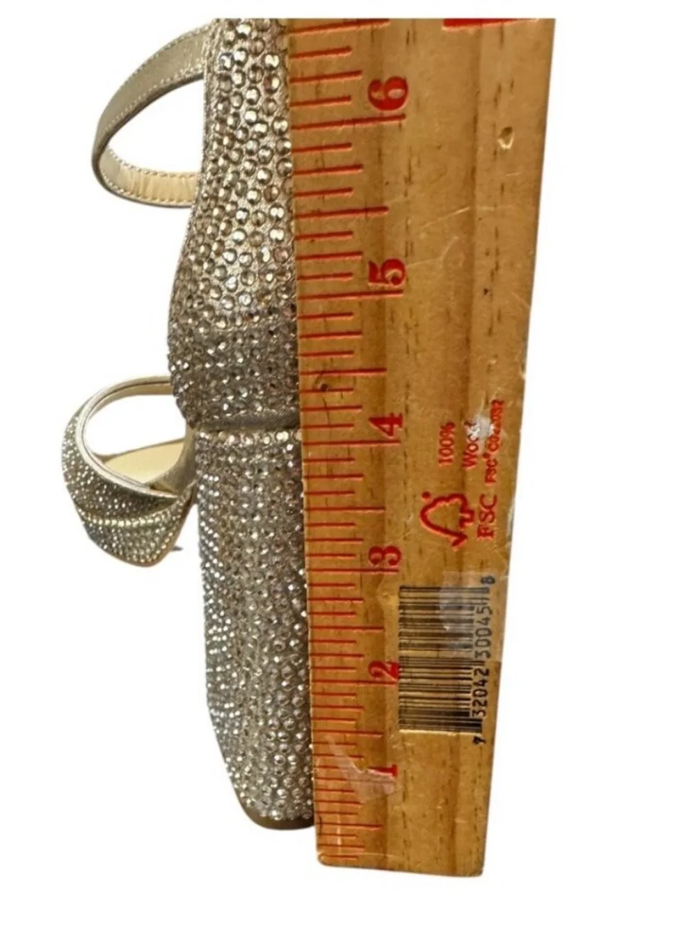 Jessica Simpson Silver Crystal Block Heel Sandals